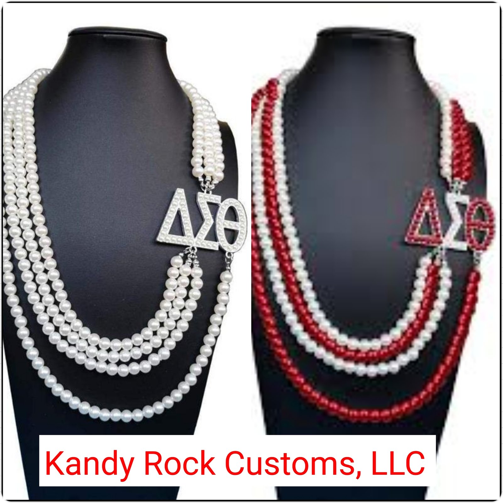 Delta sigma clearance theta pearl necklace